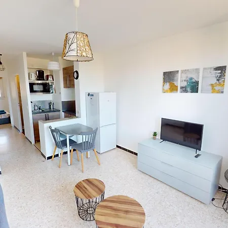 Appartement T2 Vue Plage Meze Proche Sete Exterior foto